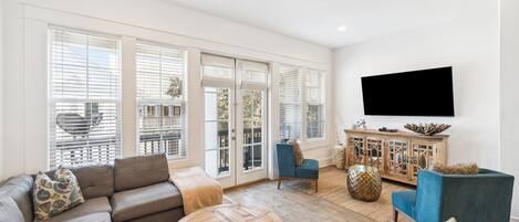 Flat-screen TV, offices