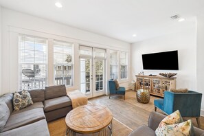 Flat-screen TV, offices