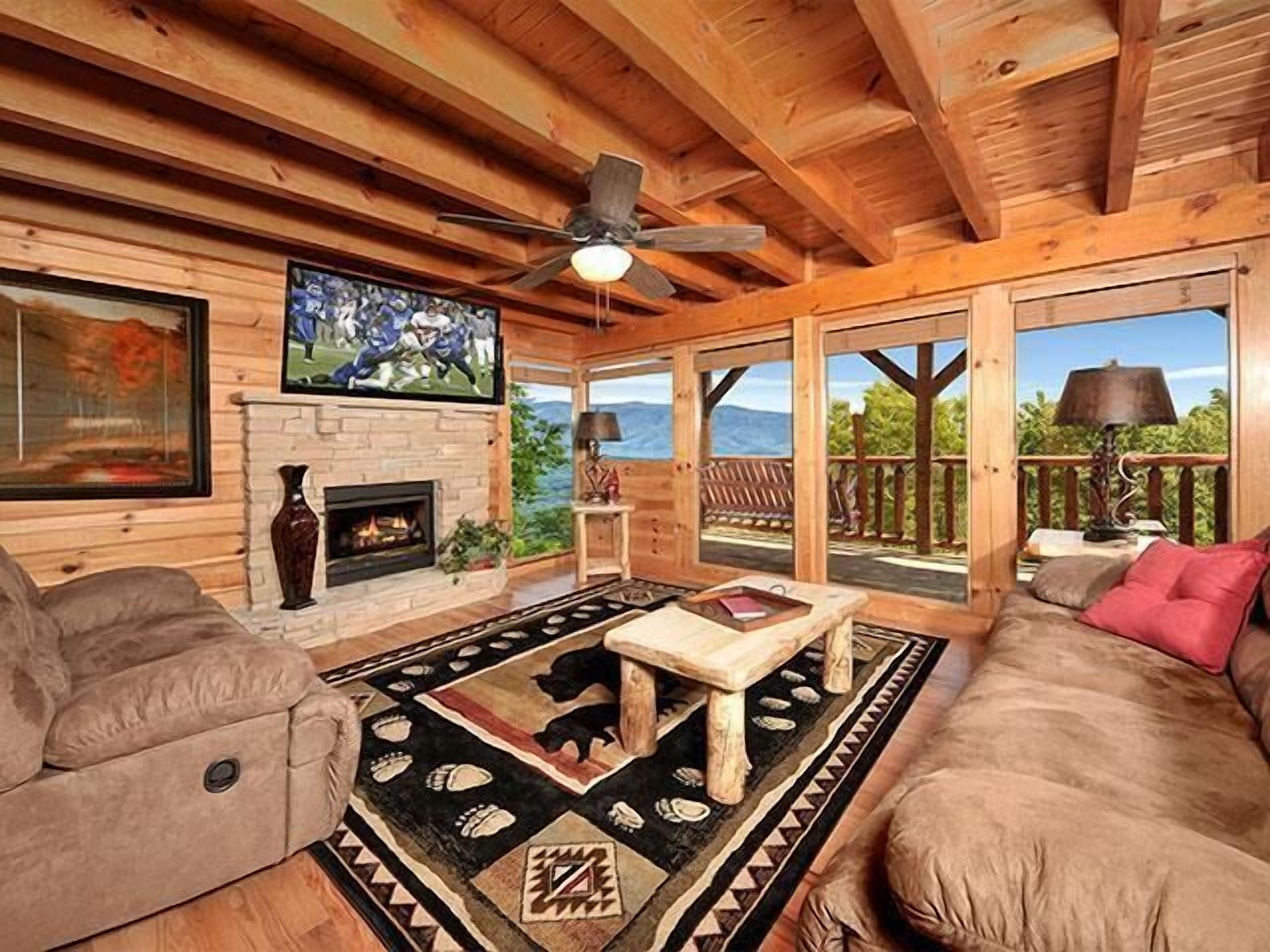 Love Nest - Gorgeous Mountain View!| Brand New Hot Tub!| Luxury Resort Cabin