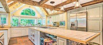 Impressive Unique Waterfront Pool Resort Country Estate