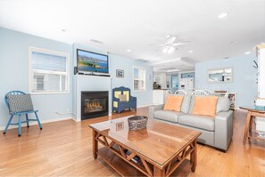 Smart TV, fireplace, offices