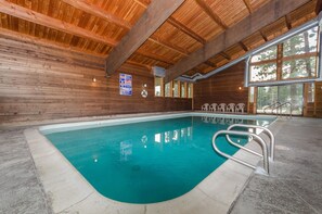 Indoor pool, a heated pool