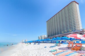 On the beach