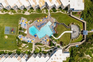 Indoor pool, outdoor pool - Cozy, Cool & Beachy @ APATB! 1 Qn 3 Twin beds (Atlantic Beach)