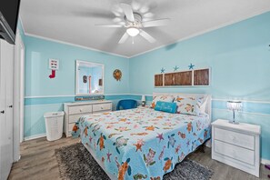 2 bedrooms, iron/ironing board, free WiFi, bed sheets