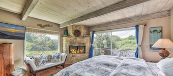 "Atherton Cottage has been remodeled & has two Fireplaces!