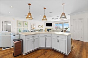 Interior - 🌞 The Sunshine Gulfside | Sleeps 22 w/ Private Pool + Steps to Beach (Pensacola Beach)