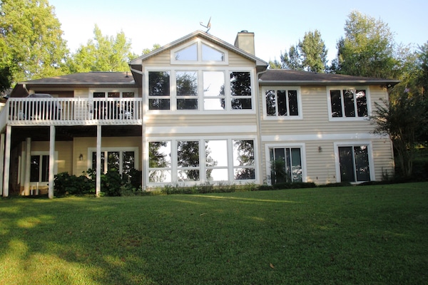 Back of house from lake