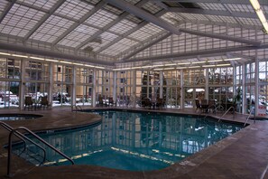 Indoor pool, outdoor pool