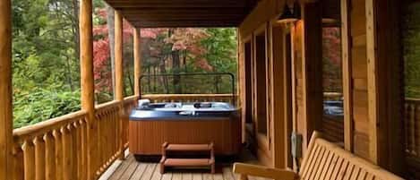 Bain à remous extérieur