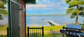 The Point- 2 shores, sand beach, canoe & kayak, sunrise/set views, click pic