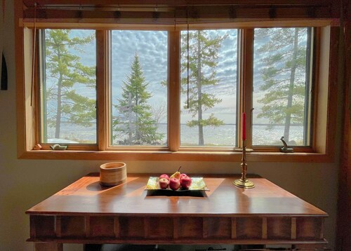 The Point- 2 shores, sand beach, canoe & kayak, sunrise/set views, click pic