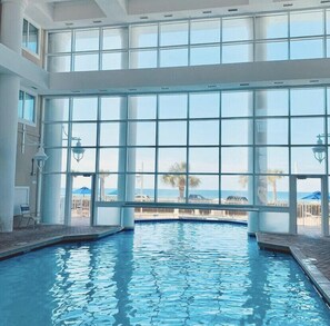 Indoor pool, outdoor pool