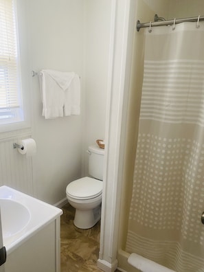 Towels, soap, toilet paper