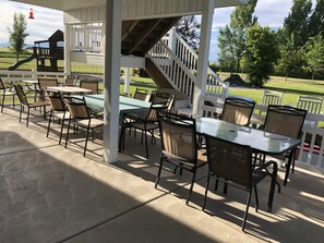 Opções para refeição ao ar livre