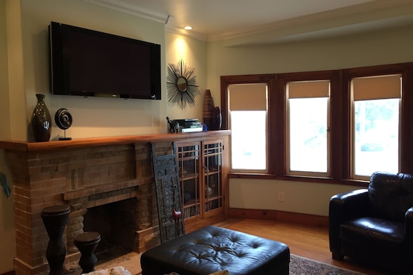 Relax in our cozy living room.