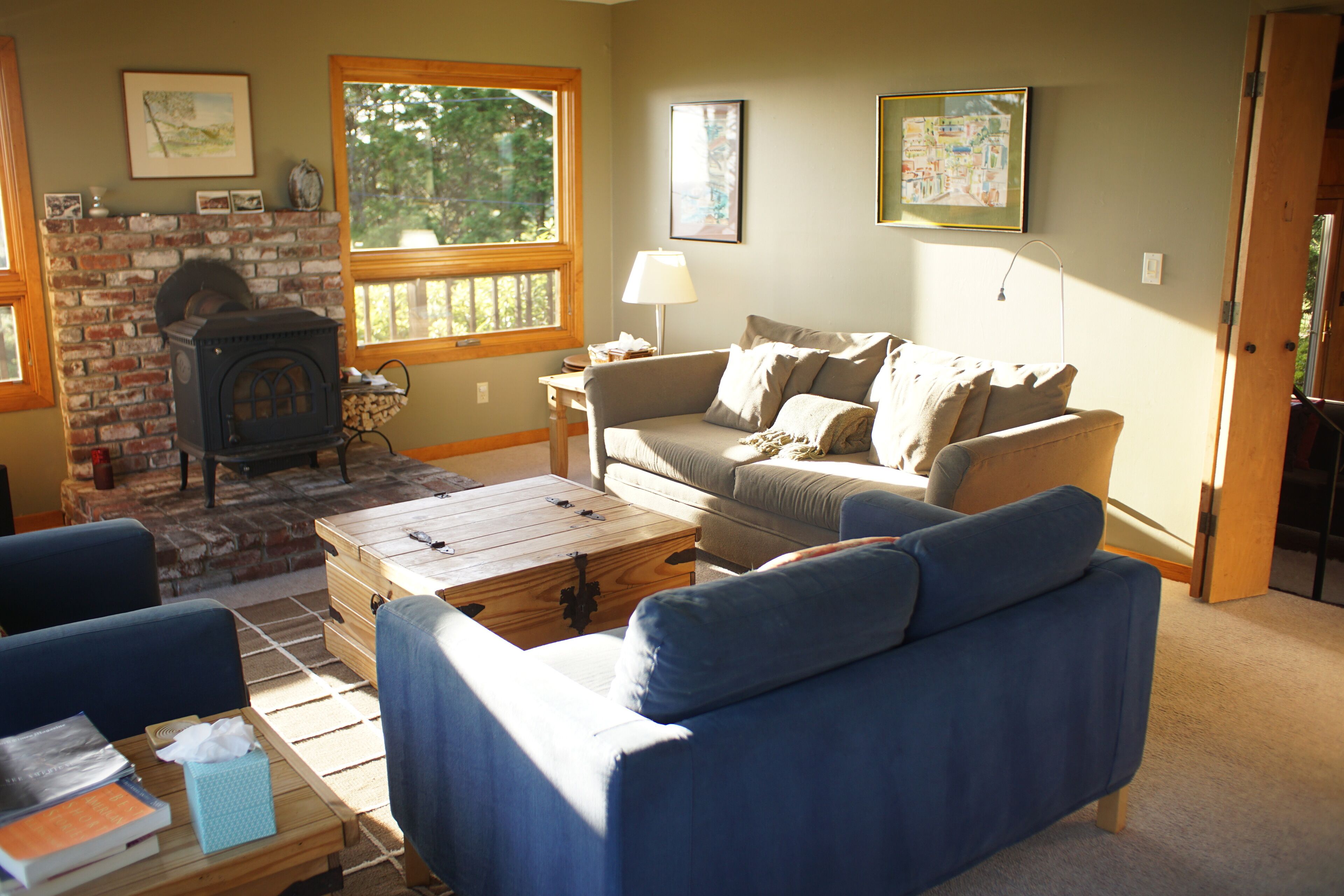 Magnificent sea views, large private beach house