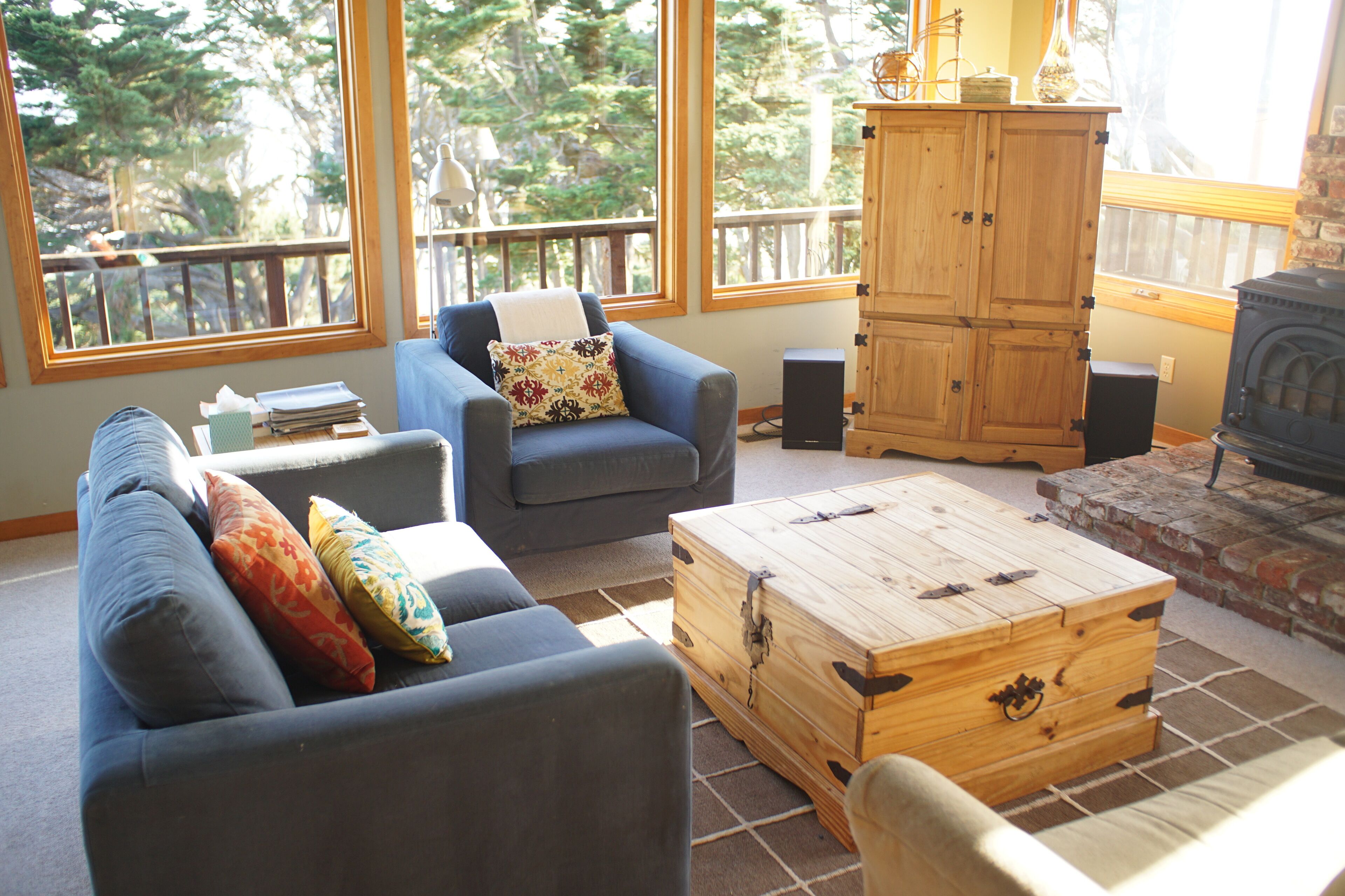 Magnificent sea views, large private beach house