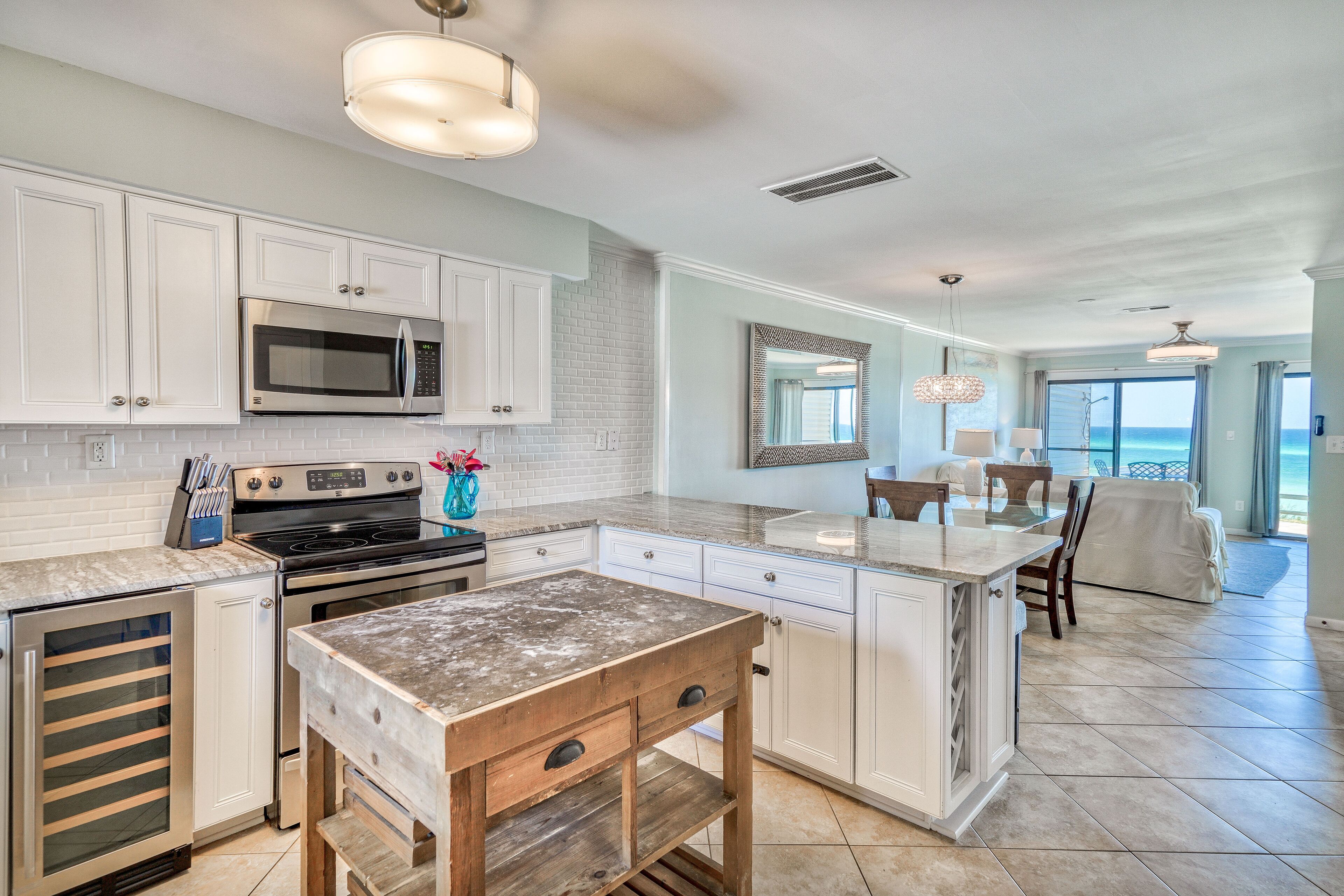 'Mermaid Cove' Gulf Front 30A Seacrest Townhome Vacation Rental on the Beach!