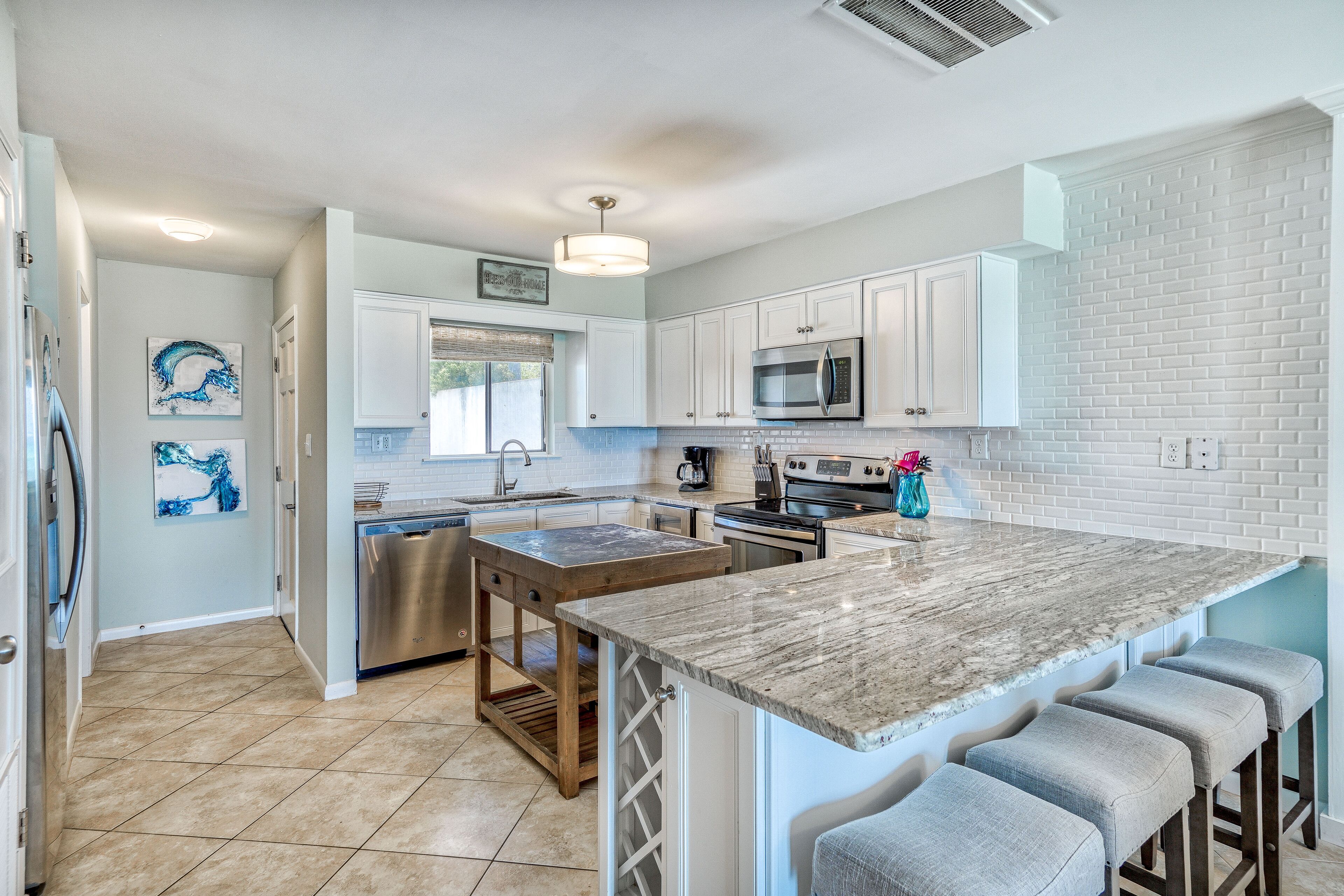 'Mermaid Cove' Gulf Front 30A Seacrest Townhome Vacation Rental on the Beach!