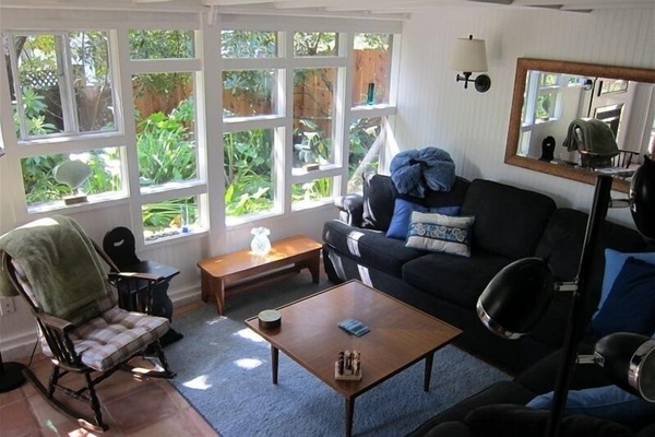 Lots of natural light, great place to relax, read a book, watch tv or take a nap