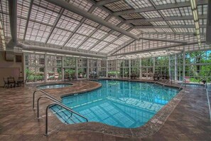 Indoor pool, a heated pool
