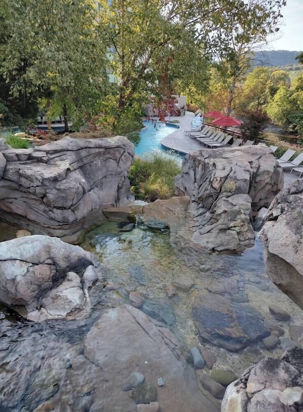 Indoor pool, a heated pool