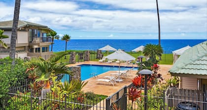 6 NOCHES DE JULIO DESCUENTADO ~ VILLA AL FRENTE DE OCEAN MEJORADA ~ VACACIONES DE PLATINUM MAUI