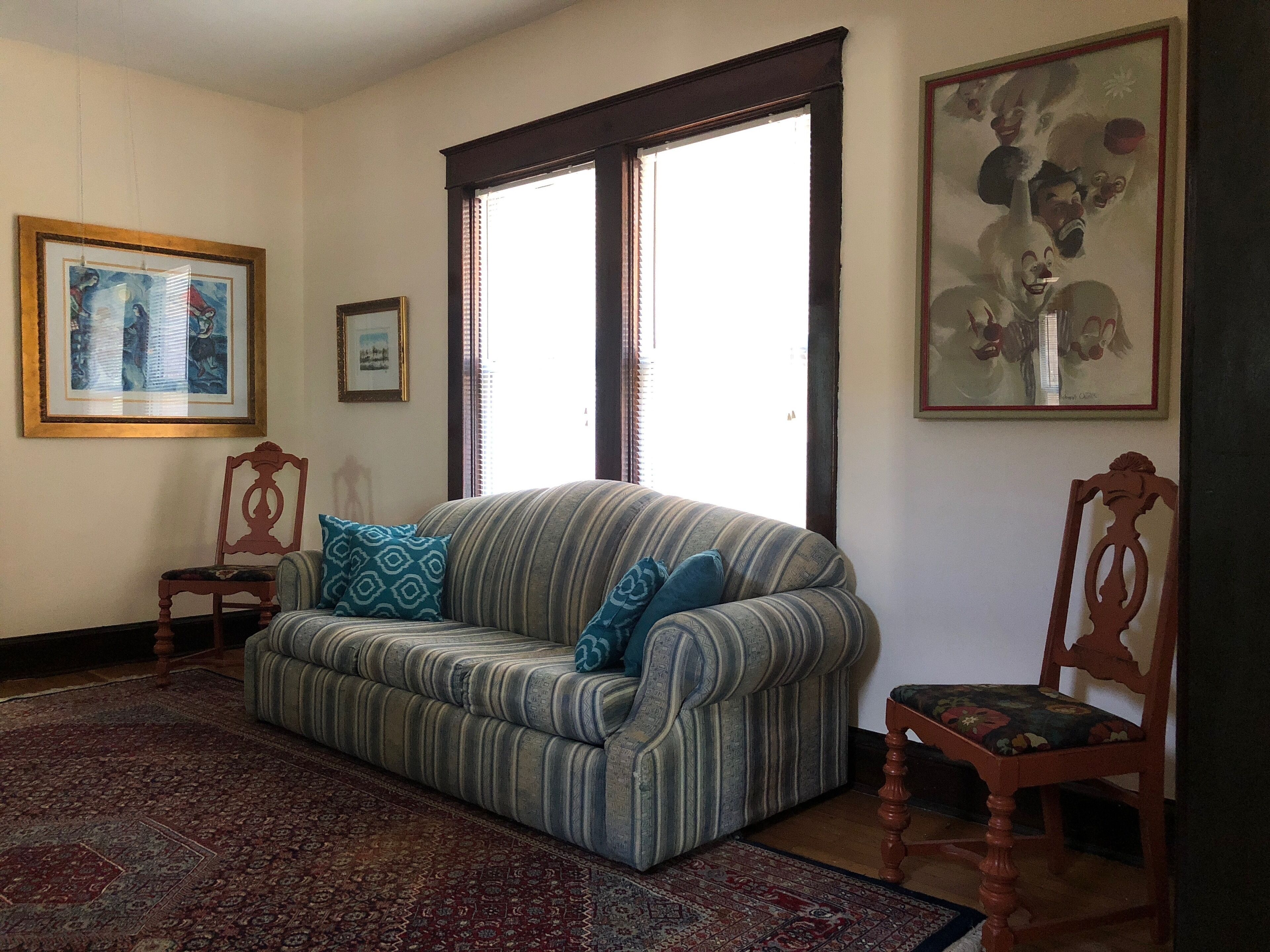 Walk to the center, large house unique, fun and comfortable! 