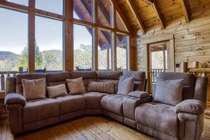 TV, fireplace, video games