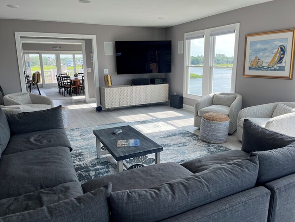 Smart TV, video games, DVD player, books