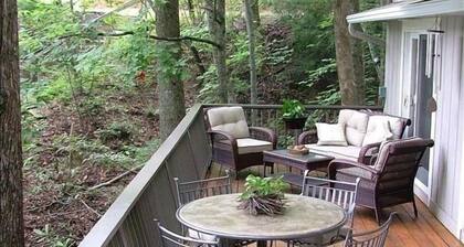 Lakefront Mountain Getaway. Quiet cove perfect for water activities, fire pit.