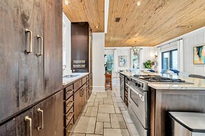 Fridge, microwave, oven, stovetop - Barbarossa: Beautifully Decorated 4BR Home - South of 30A - Private Pool! (Rosemary Beach)