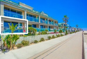 Exterior - Ocean Front + 2 Private View Decks in Heart of MB (San Diego)