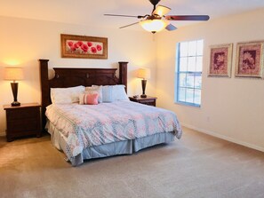 4 bedrooms, iron/ironing board, free WiFi, bed sheets