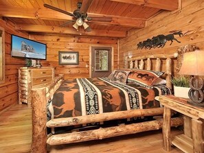 1 bedroom, iron/ironing board, free WiFi, bed sheets - Wildfire: Pet Friendly - Plenty of Yard Space - Brand New Hot Tub (Sevierville)