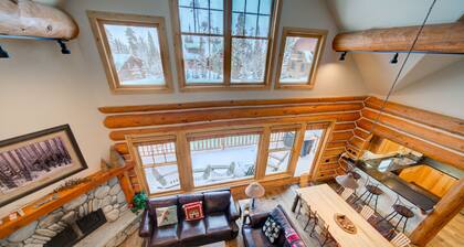 Ylellinen 5 Bdr / 4 saunahiihto / Ski Out Big Sky -mökki, jossa poreallas