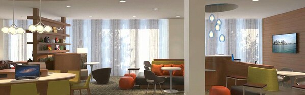 Lobby - EVEN Hotel Alpharetta - Avalon Area by IHG (Alpharetta)