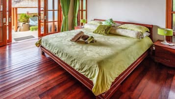 Deluxe Villa, 2 Bedrooms, Sea View | 2 bedrooms, in-room safe, desk, iron/ironing board