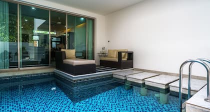 Beachfront Chocolate Pool Villa