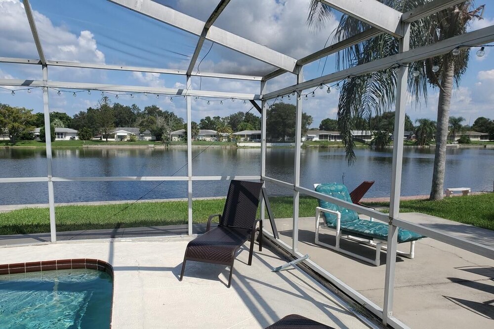 WOW Waterfront Heated Pool Home by BEACH Sleeps 12