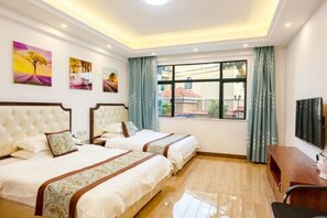Comfort-Villa | Schreibtisch, Verdunkelungsvorhänge, kostenloses WLAN
