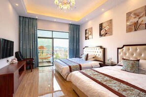 Comfort-Villa | Schreibtisch, Verdunkelungsvorhänge, kostenloses WLAN