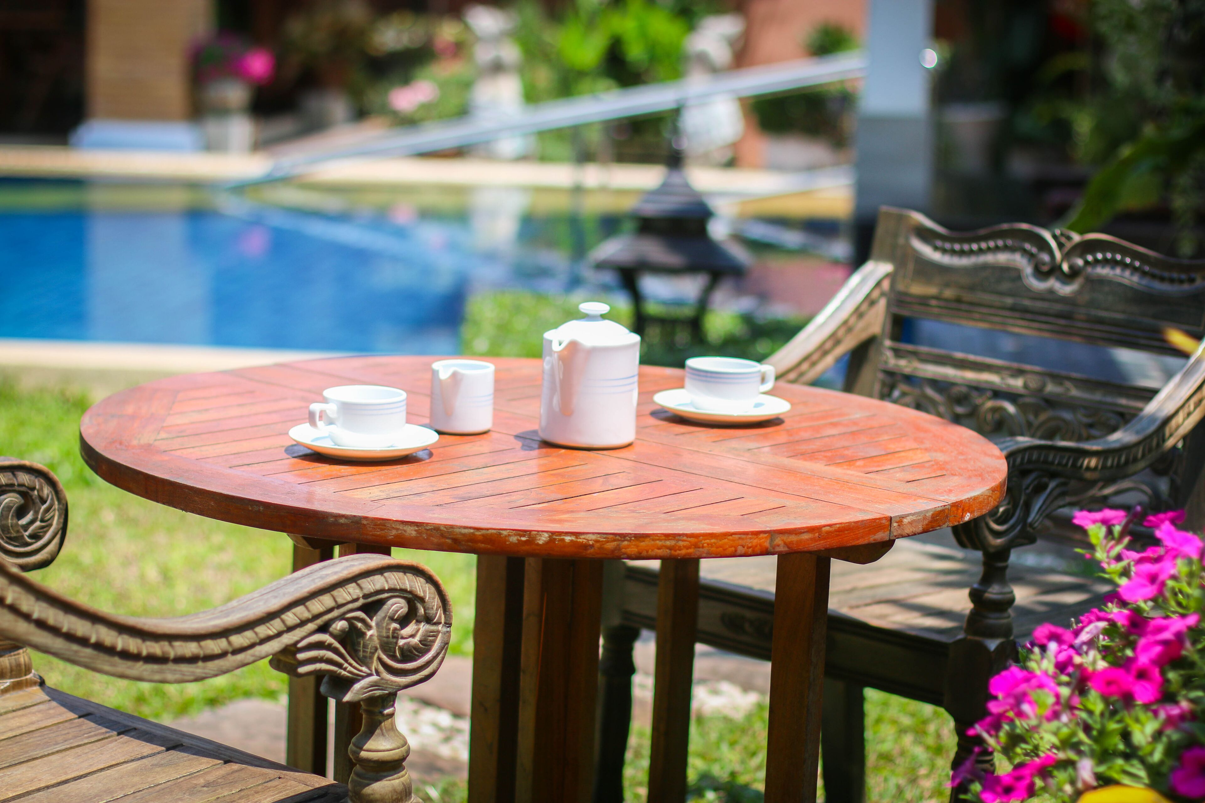 Opções para refeição ao ar livre