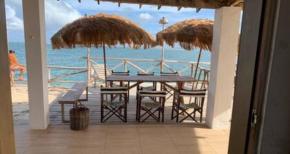 Maison en bord de mer Ă la plage de Saco.