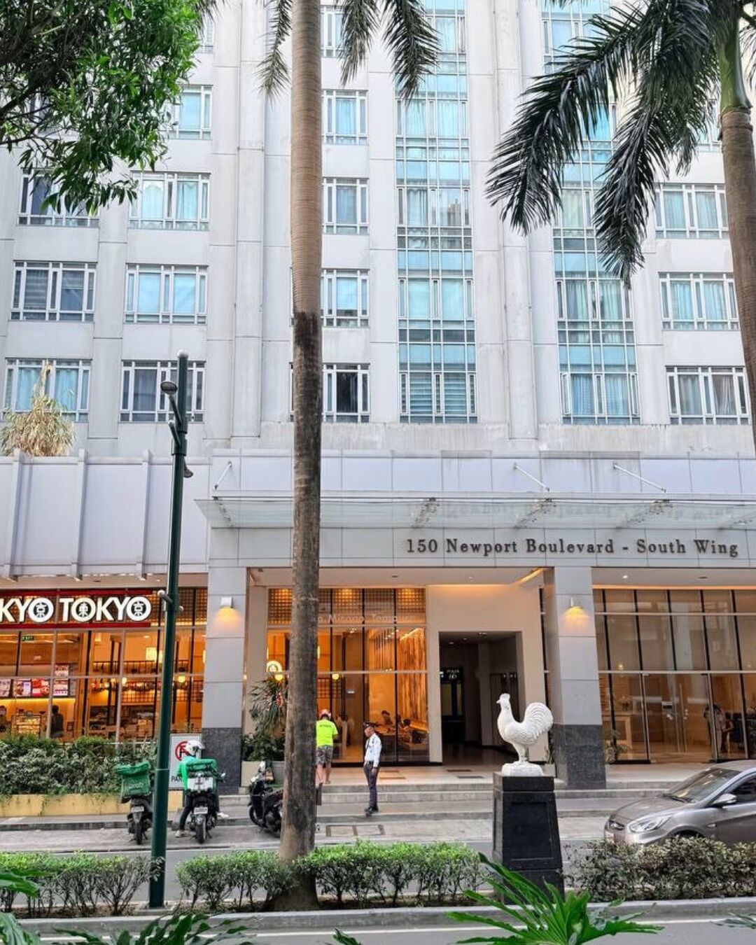 Façade de l’hébergement