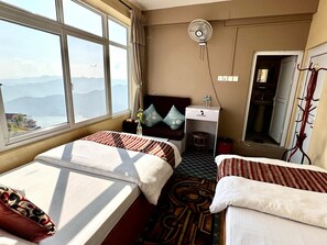 Comfort Room | Iron/ironing board, rollaway beds, free WiFi, bed sheets - High Ground Inn and Rooftop Restaurant (Pokhara)