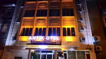 Front of property – evening/night