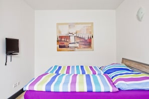 Departamento, 4 habitaciones (2 people per bedroom) | Tabla de planchar con plancha, cunas, wifi gratis y ropa de cama 