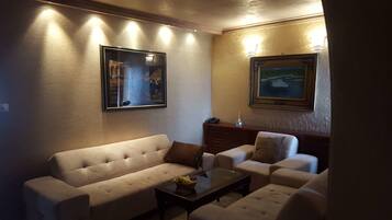 Exclusive Apartment, 1 King Bed, Non Smoking | Living area | LCD TV